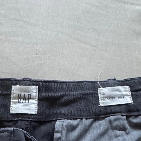 GAP Women's Charcoal Straight Leg Pants - Picture 4 of 7